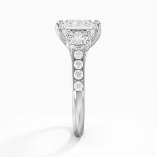Glorieux Princesse 2.00ct Moissanite Bague de fiançailles