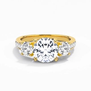 1.50ct Moissanite Engagement Ring 925 Sterling Silver