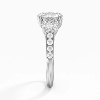 Glory Round 1.50ct Moissanite Engagement Ring