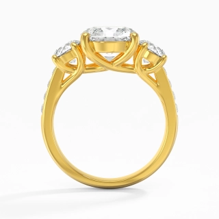 1.50ct Moissanite Engagement Ring 925 Sterling Silver