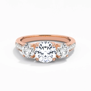 1.00ct Moissanite Engagement Ring 925 Sterling Silver