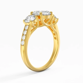 Glory Round 1.00ct Moissanite Engagement Ring