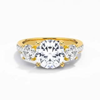 2.00ct Moissanite Engagement Ring 925 Sterling Silver
