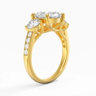 2.00ct Moissanite Engagement Ring 925 Sterling Silver