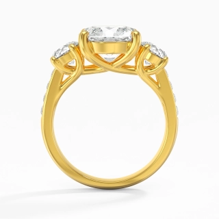 2.00ct Moissanite Engagement Ring 925 Sterling Silver