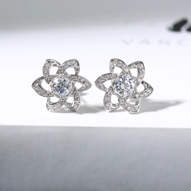 Nature Flower Stud Earrings