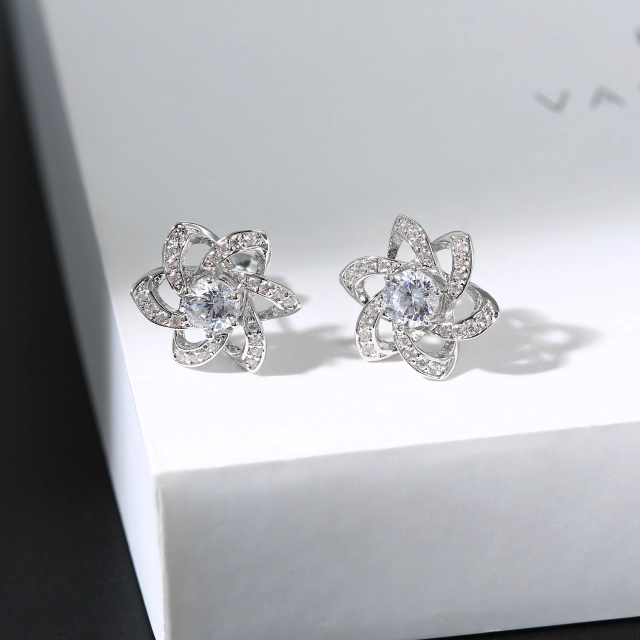 Nature Flower Stud Earrings