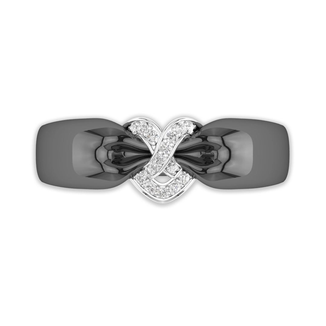 Unique Heart Knot Ring