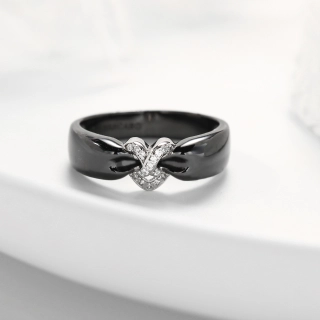 Unique Heart Knot Ring