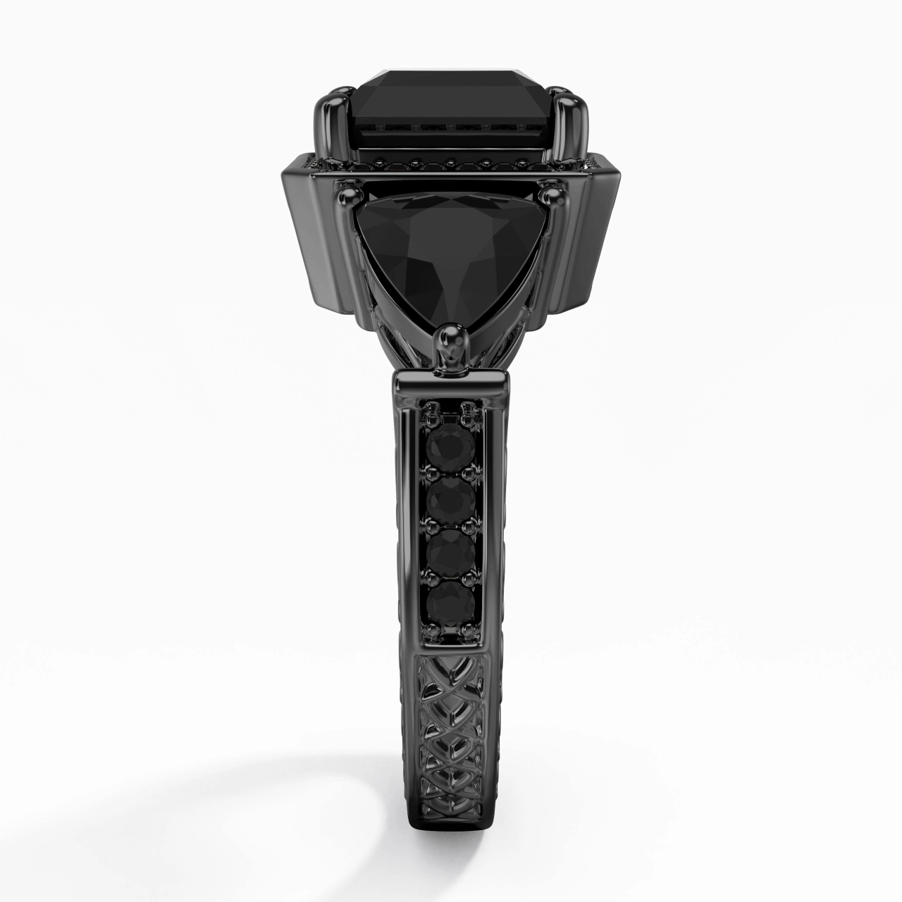 925 Sterling Silver Cubic Zirconia Engagement Ring