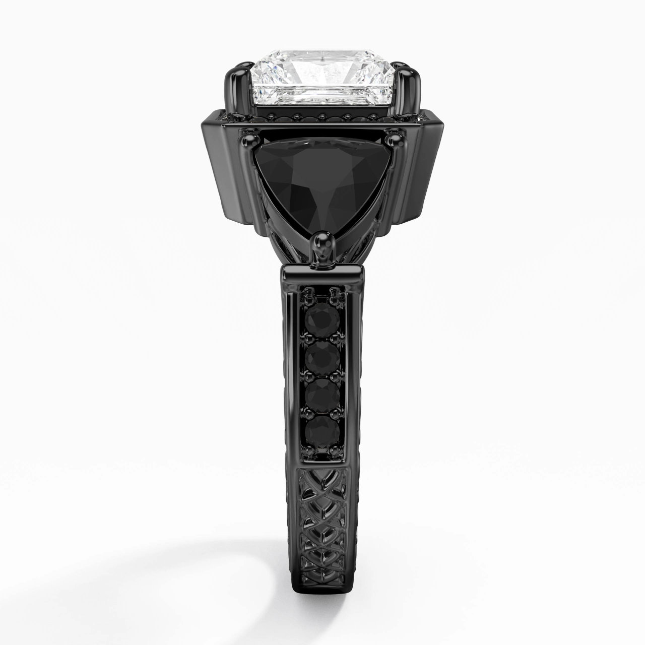 925 Sterling Silver Cubic Zirconia Engagement Ring