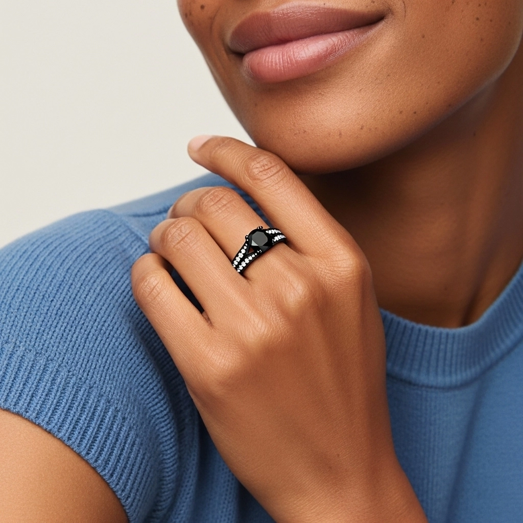 Pavé Engagement Ring 1.25ct Cubic Zirconia