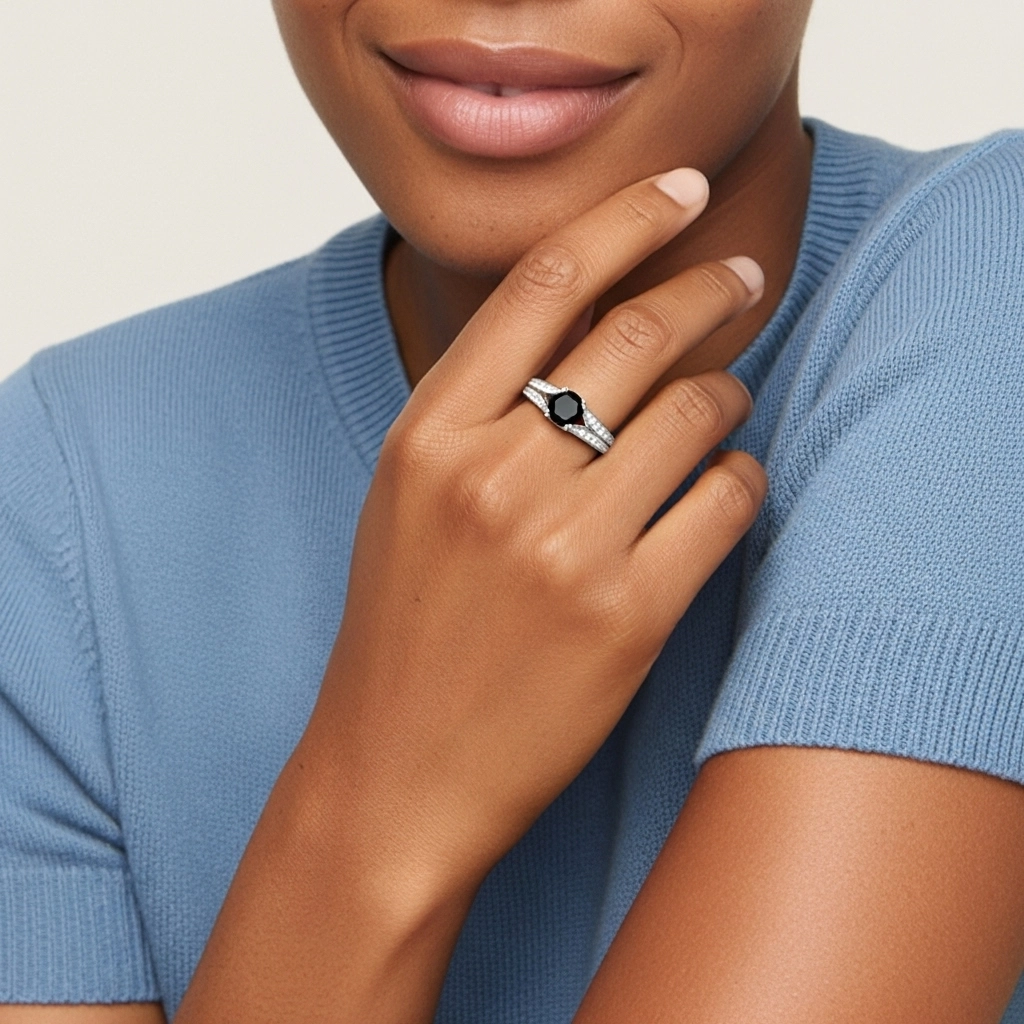 Pavé Engagement Ring 1.25ct Cubic Zirconia