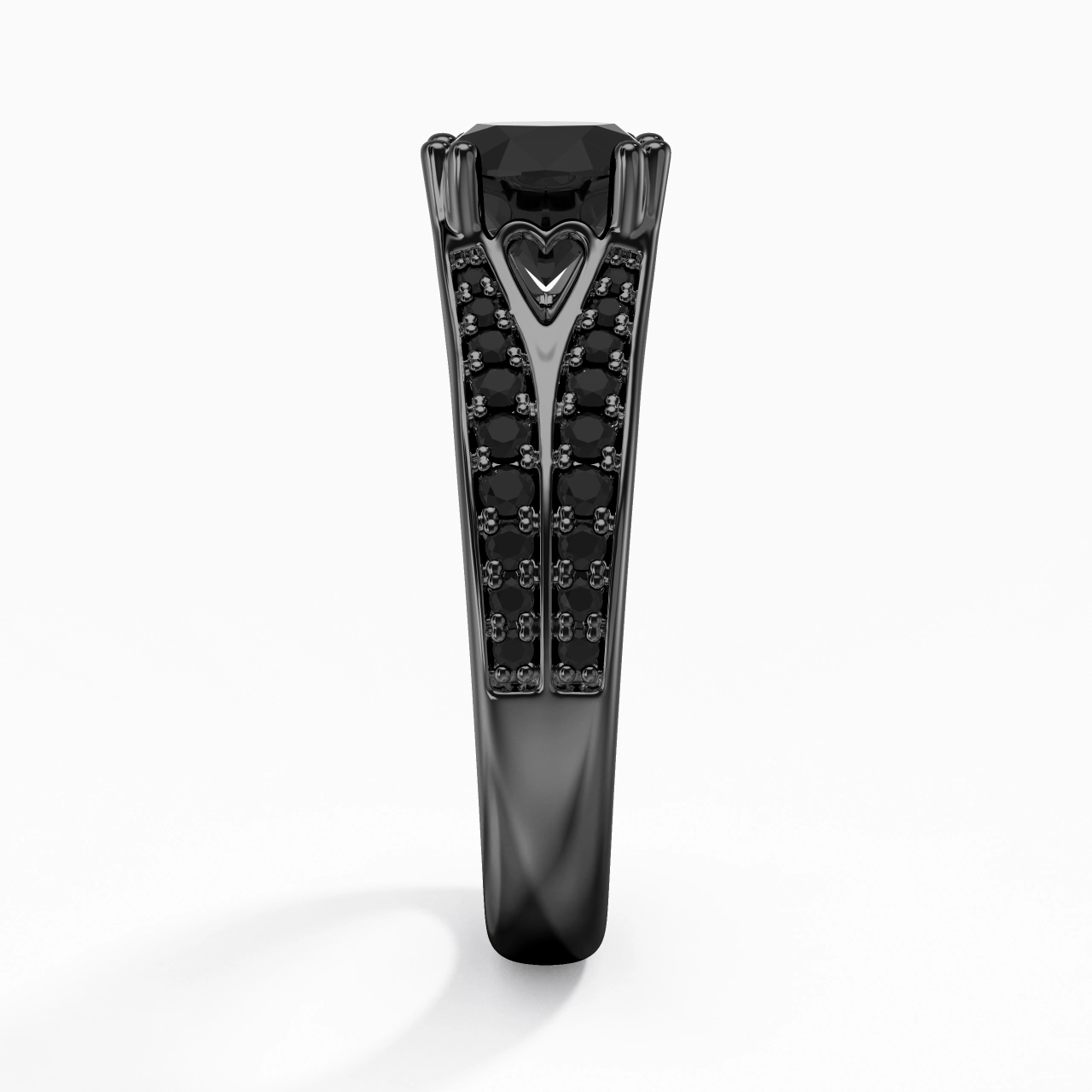 Pavé Engagement Ring 1.25ct Cubic Zirconia