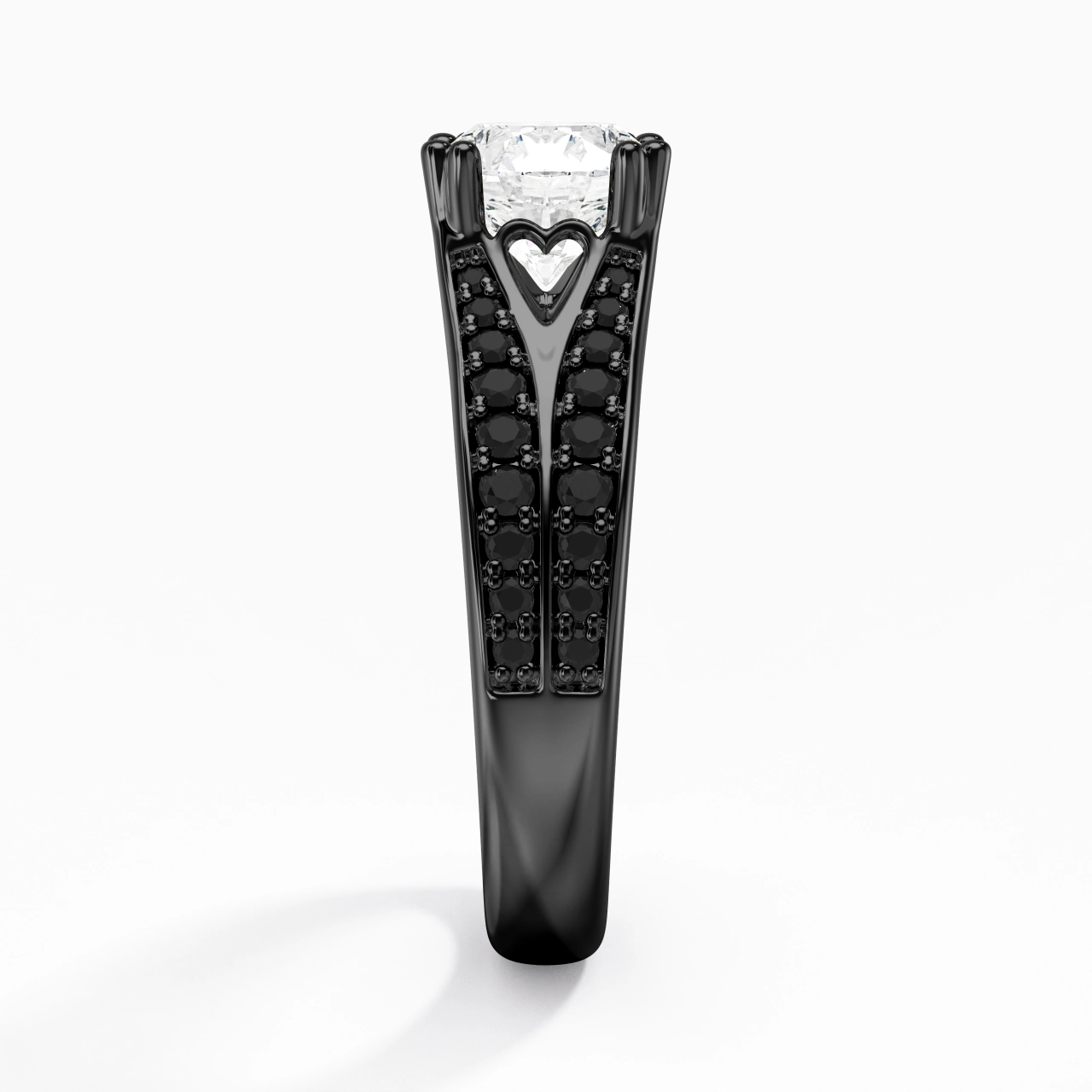 Pavé Engagement Ring 1.25ct Cubic Zirconia