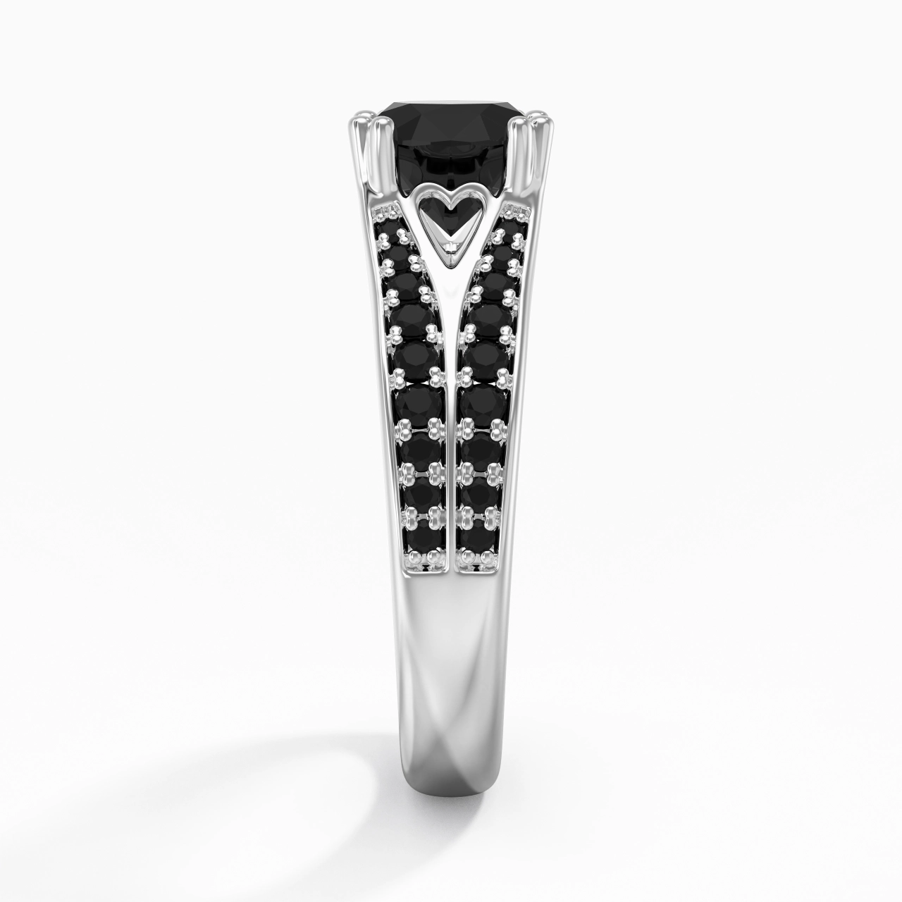 Pavé Engagement Ring 1.25ct Cubic Zirconia