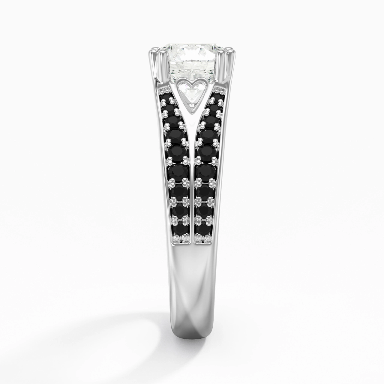 Pavé Engagement Ring 1.25ct Cubic Zirconia