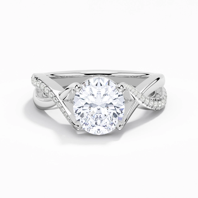 Classic Oval 3.00ct Moissanite Engagement Ring