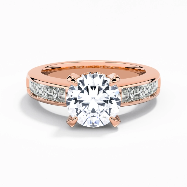 Prong Engagement Ring 3.50ct Moissanite