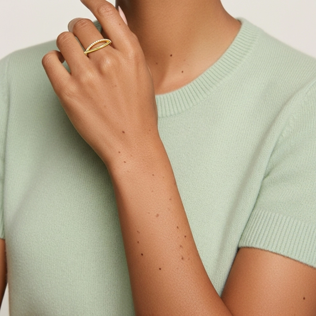 Délicat Moissanite Bague de mariage