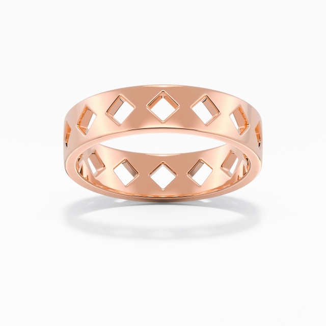 Classic Cutout Wedding Band