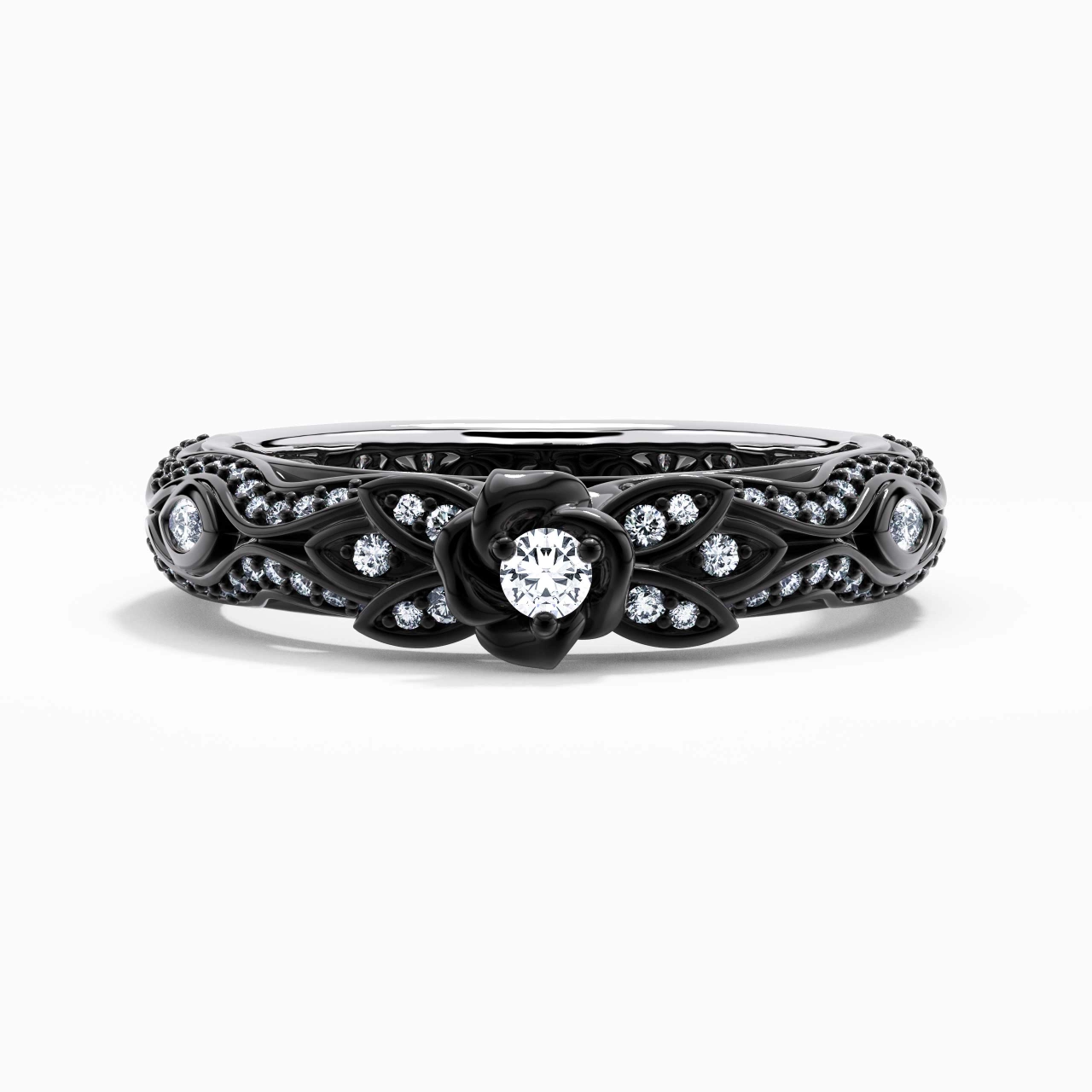 Argent sterling 925 Tige Traditionnelle Bague de mariage