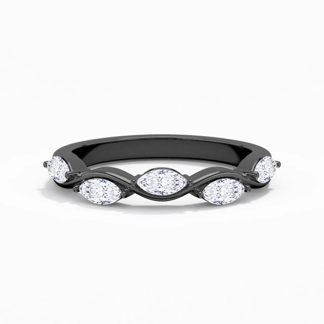 925 Sterling Silver Straight Shank Wedding Band