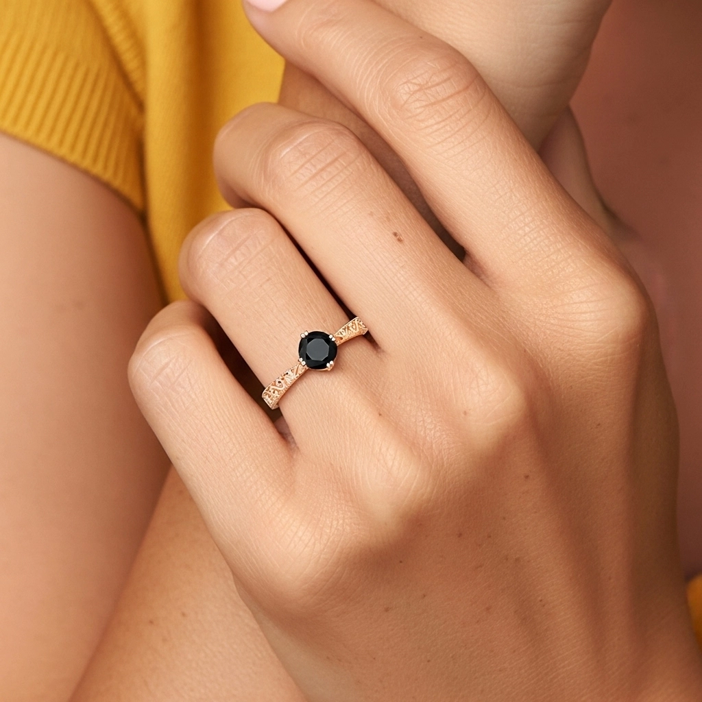 925 Sterling Silver Cubic Zirconia Engagement Ring