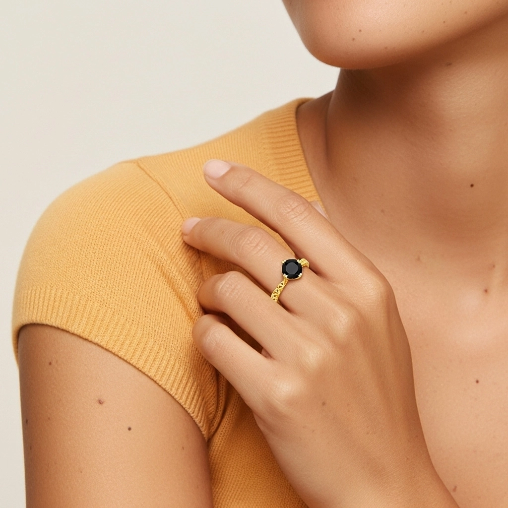 925 Sterling Silver Cubic Zirconia Engagement Ring