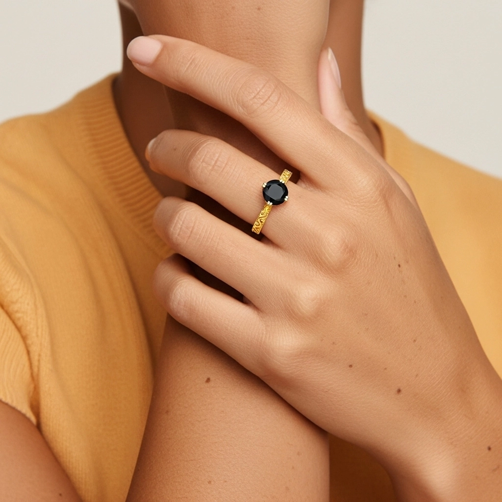 925 Sterling Silver Cubic Zirconia Engagement Ring