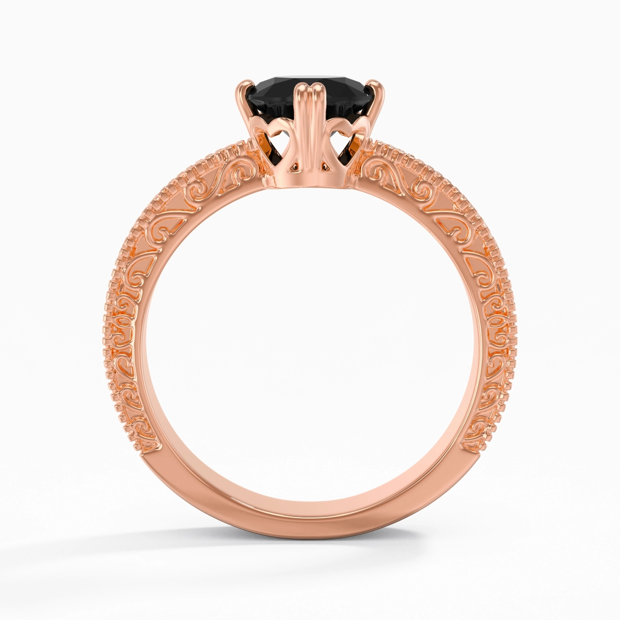 925 Sterling Silver Cubic Zirconia Engagement Ring