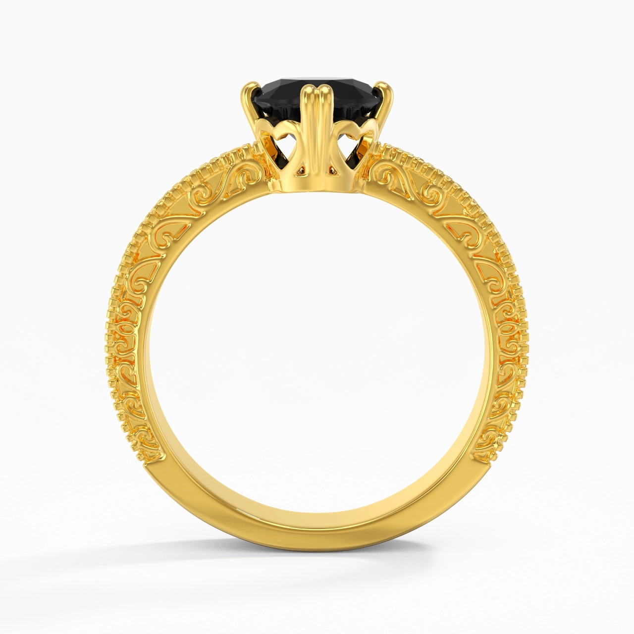 925 Sterling Silver Cubic Zirconia Engagement Ring