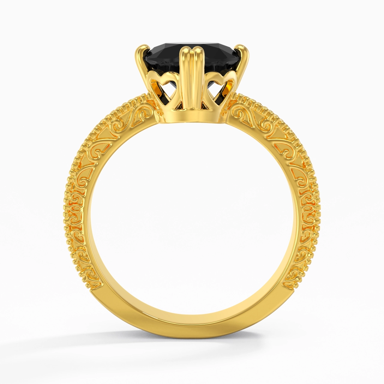 925 Sterling Silver Cubic Zirconia Engagement Ring