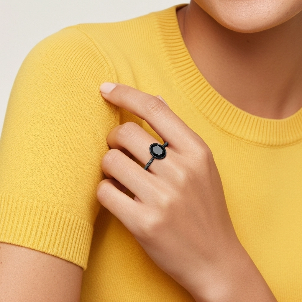 Vintage Infinity Milgrain Oval Cut Engagement Ring