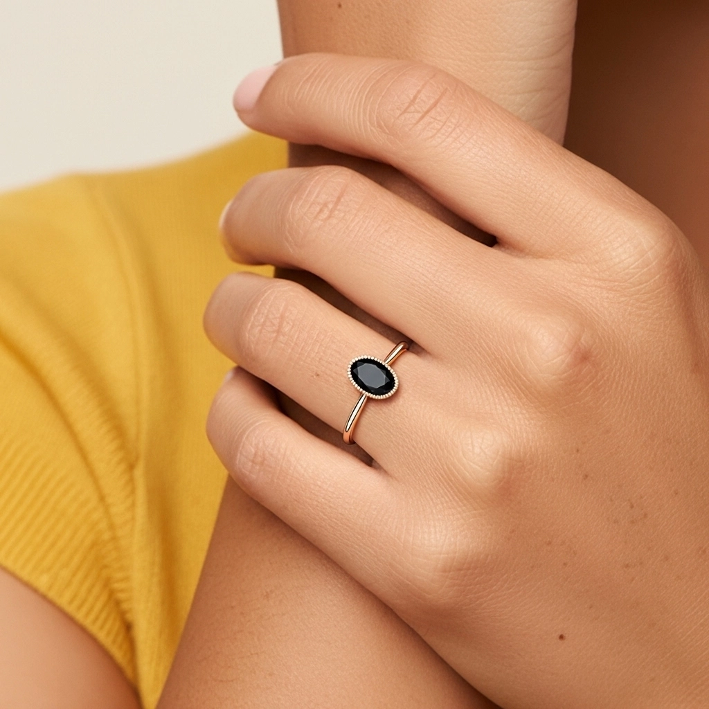 Vintage Infinity Milgrain Oval Cut Engagement Ring