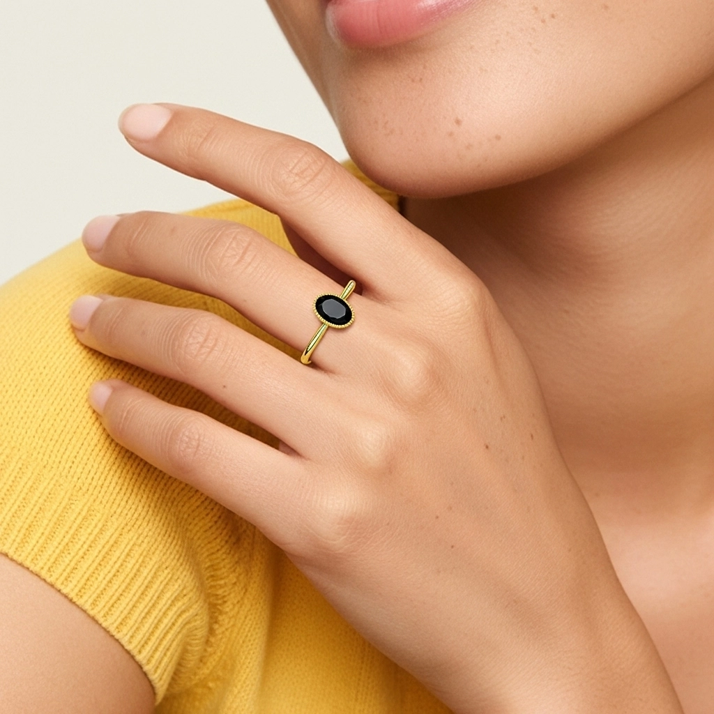 Vintage Infinity Milgrain Oval Cut Engagement Ring