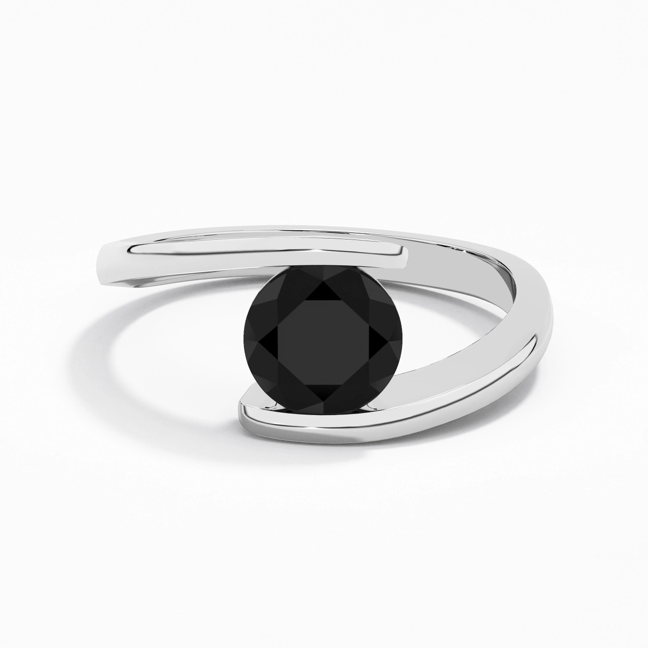 925 Sterling Silver Cubic Zirconia Engagement Ring