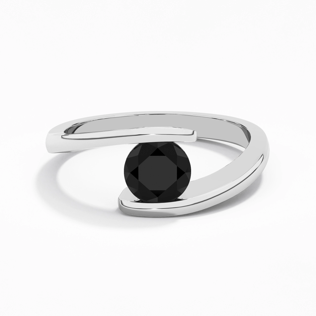 925 Sterling Silver Cubic Zirconia Engagement Ring