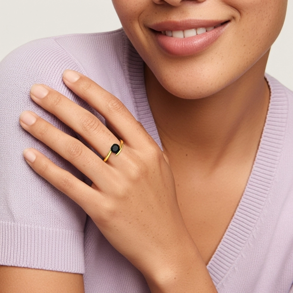 925 Sterling Silver Cubic Zirconia Engagement Ring