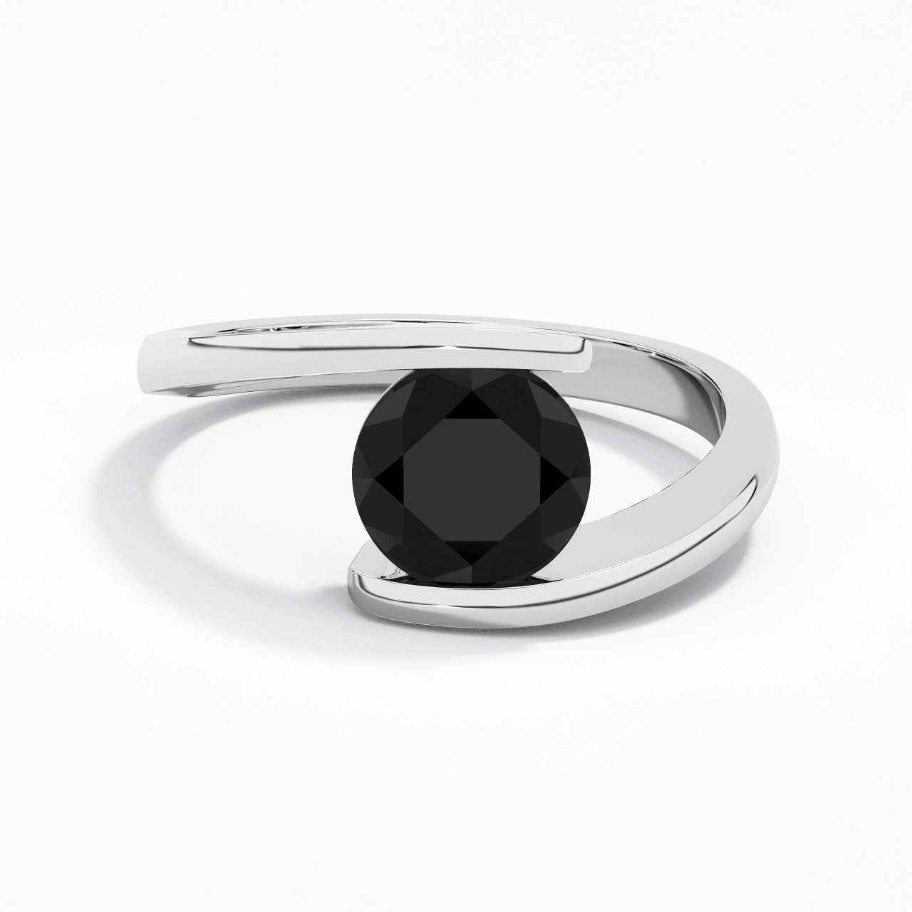 925 Sterling Silver Cubic Zirconia Engagement Ring