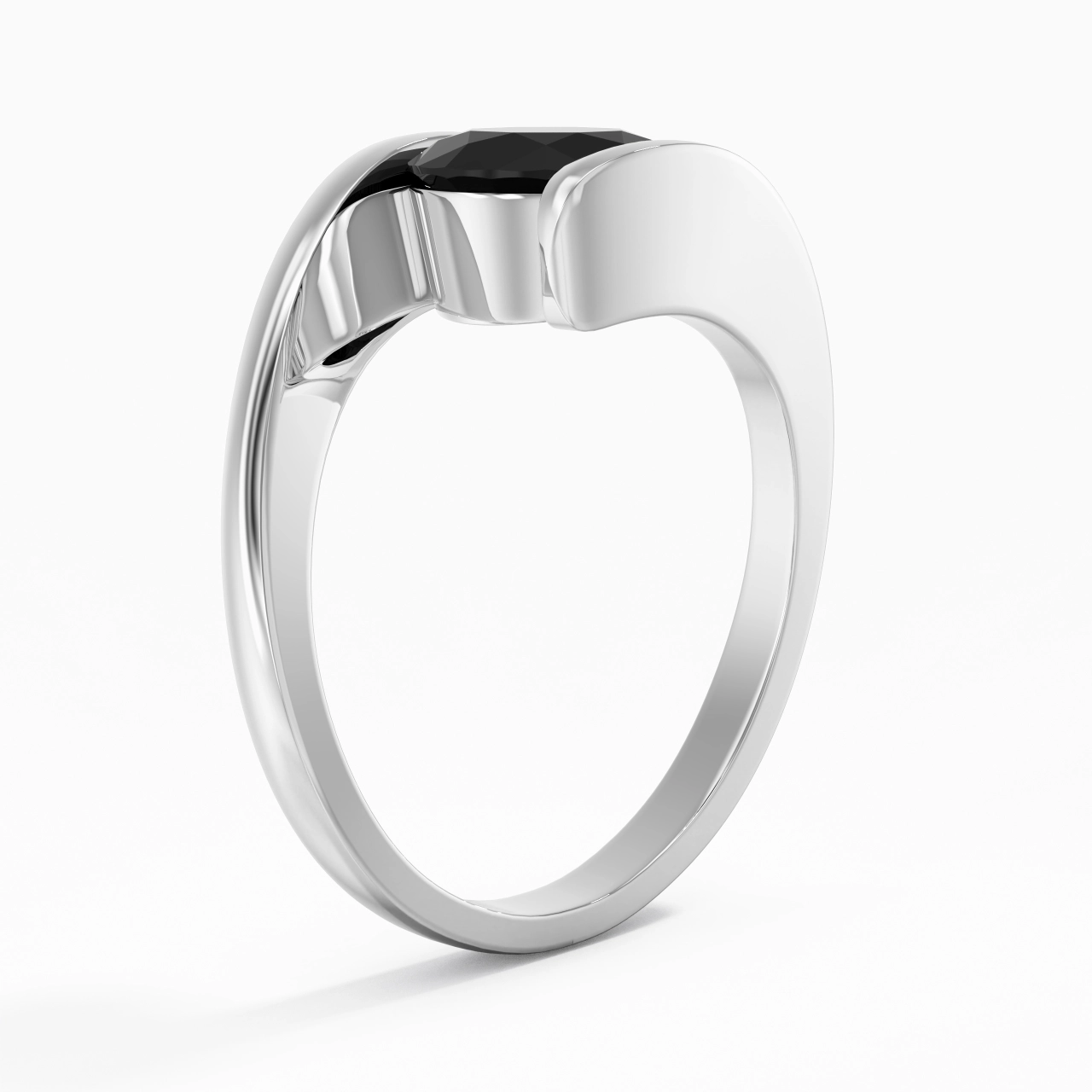 925 Sterling Silver Cubic Zirconia Engagement Ring
