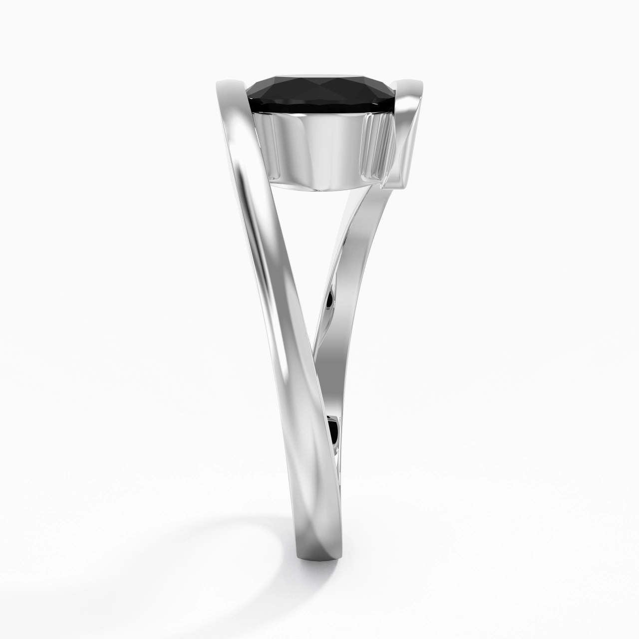 925 Sterling Silver Cubic Zirconia Engagement Ring