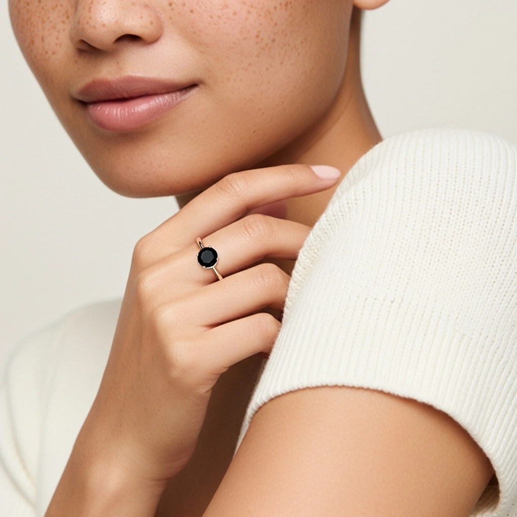 925 Sterling Silver Cubic Zirconia Engagement Ring