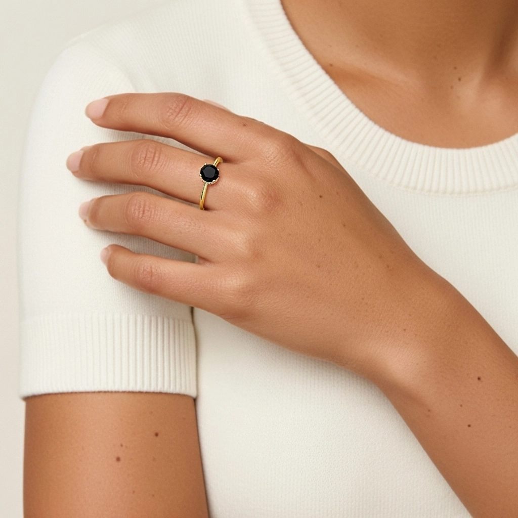 925 Sterling Silver Cubic Zirconia Engagement Ring