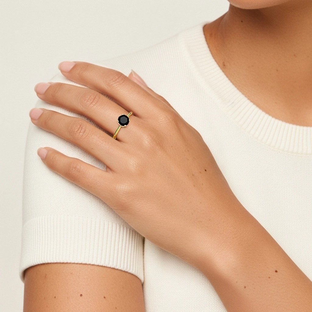 925 Sterling Silver Cubic Zirconia Engagement Ring