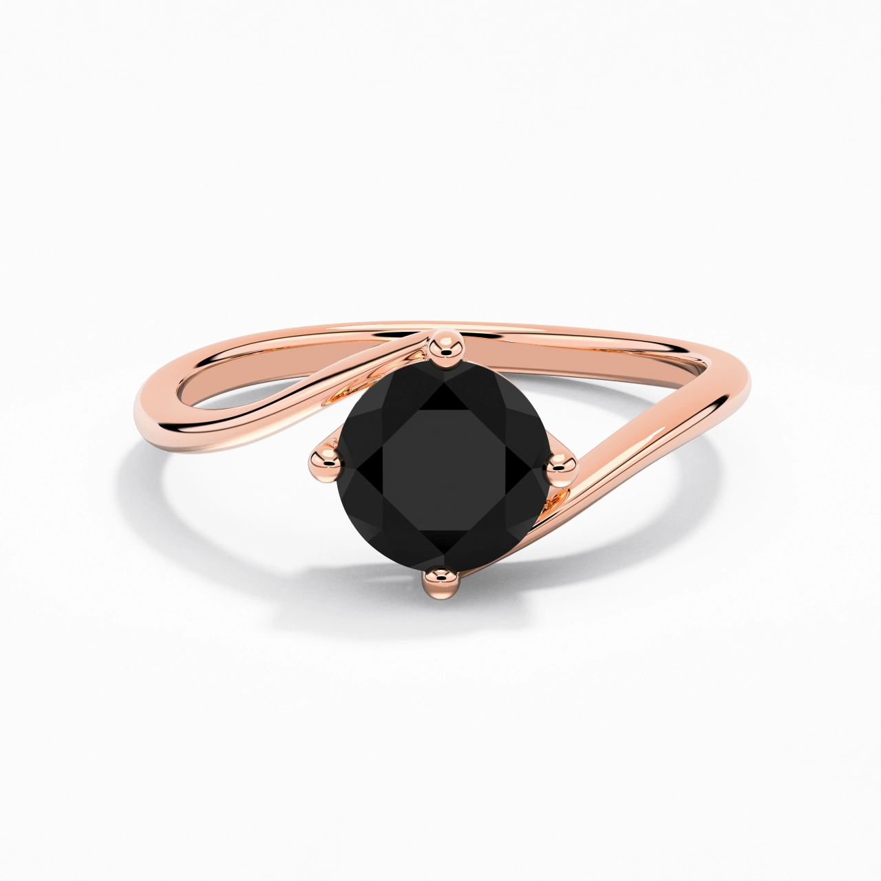 Solitaire Est Ouest Bague de fiançailles 1.50ct Zircon cubique