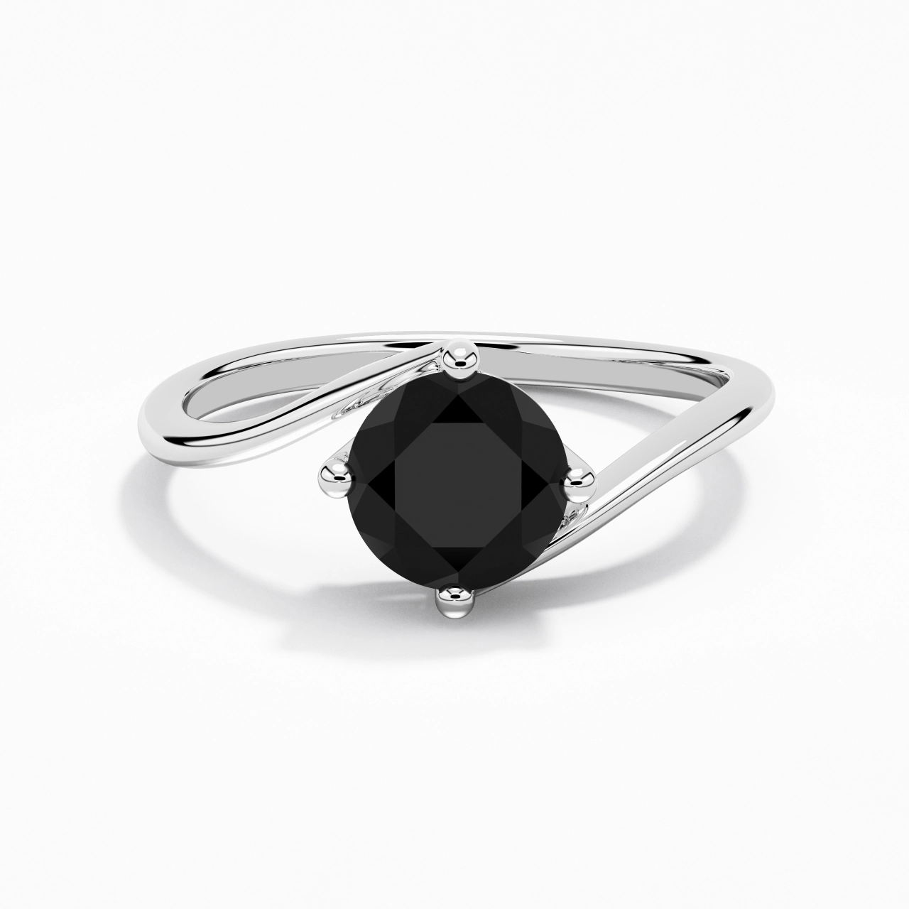 Solitaire Est Ouest Bague de fiançailles 1.50ct Zircon cubique