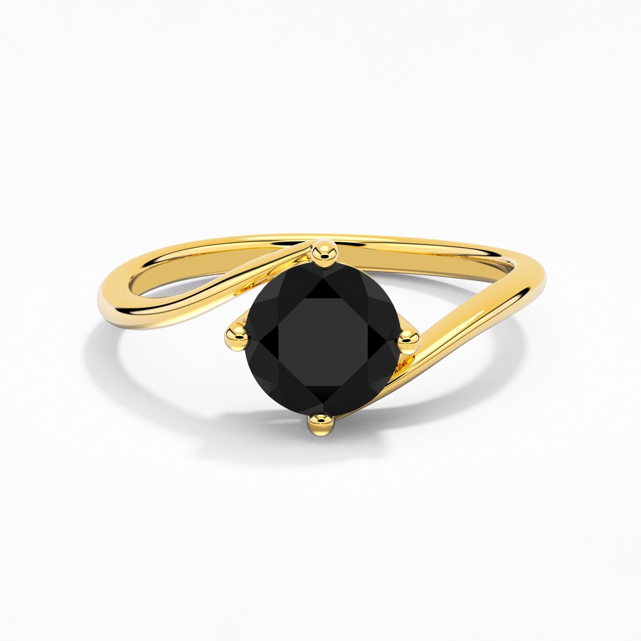 Solitaire Est Ouest Bague de fiançailles 1.50ct Zircon cubique