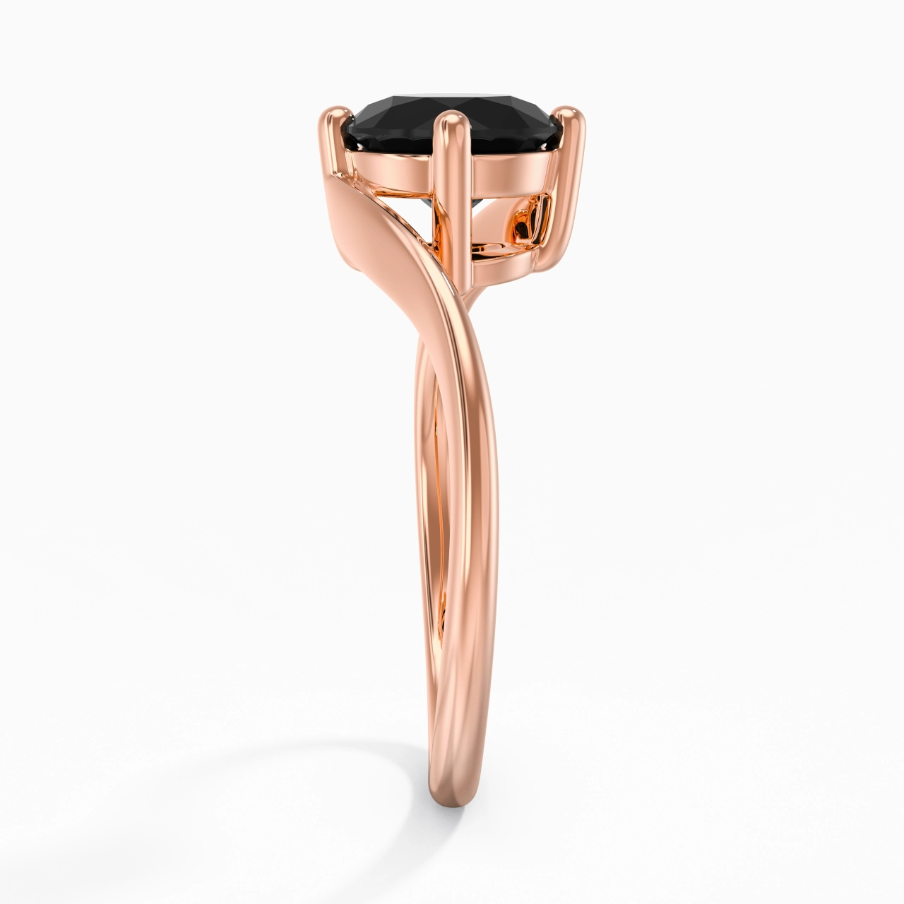 Solitaire Est Ouest Bague de fiançailles 1.50ct Zircon cubique