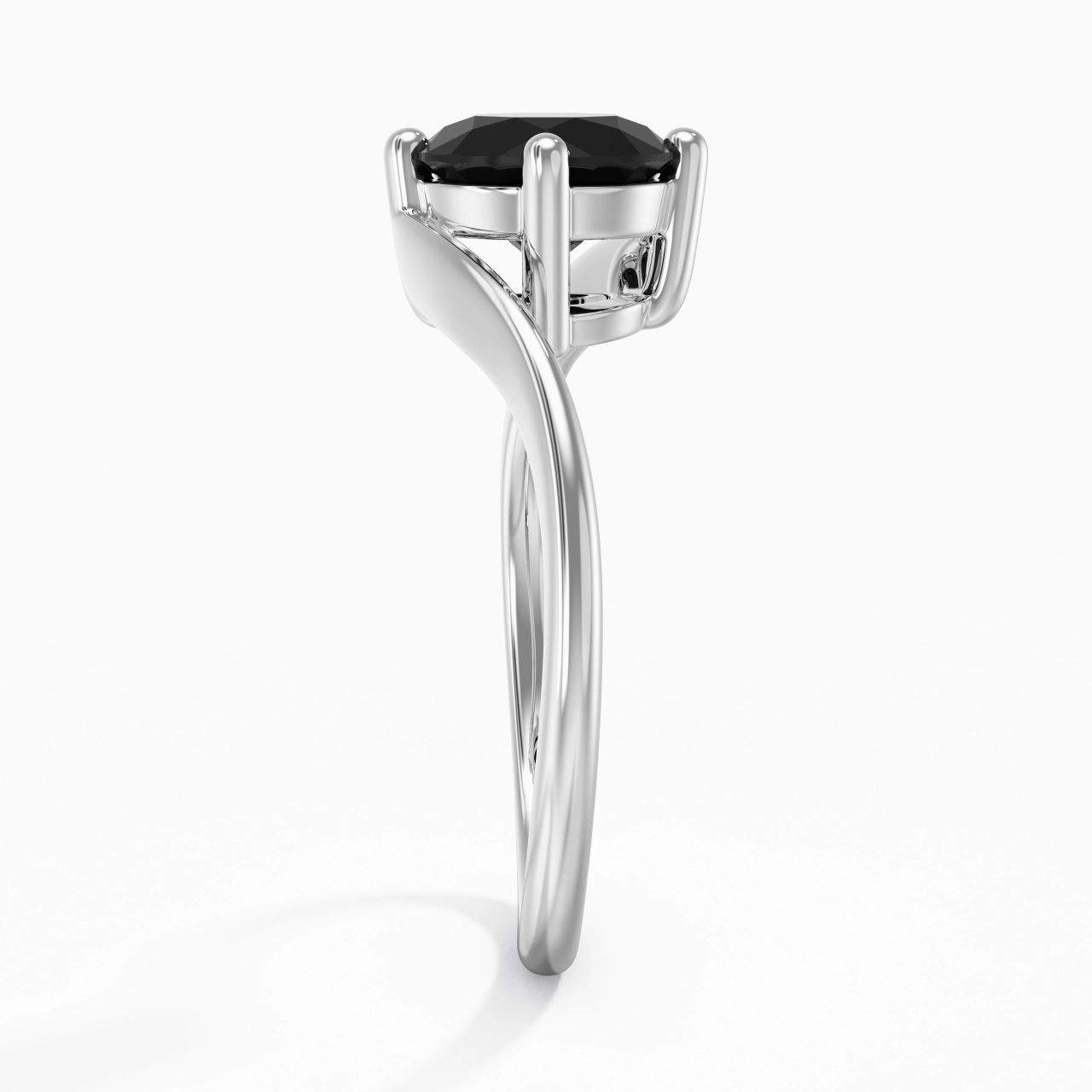 Solitaire East West Engagement Ring 1.50ct Cubic Zirconia